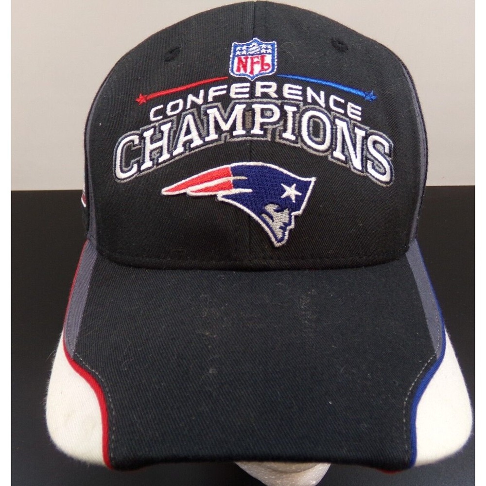 Rbk NFL Authentic Sideline Hat Super Bowl XLII Patriots AZ42 Who‎ Wants It More?